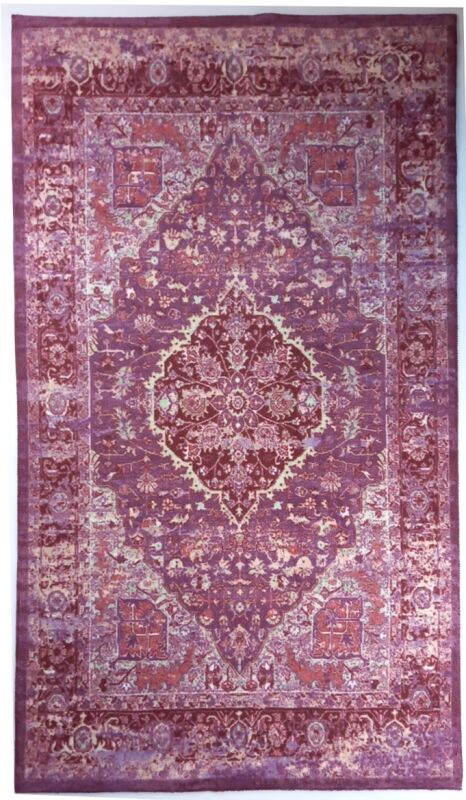 Confetti 11686 Ct 100X160 Mürdüm Dekoratif Halı - 1