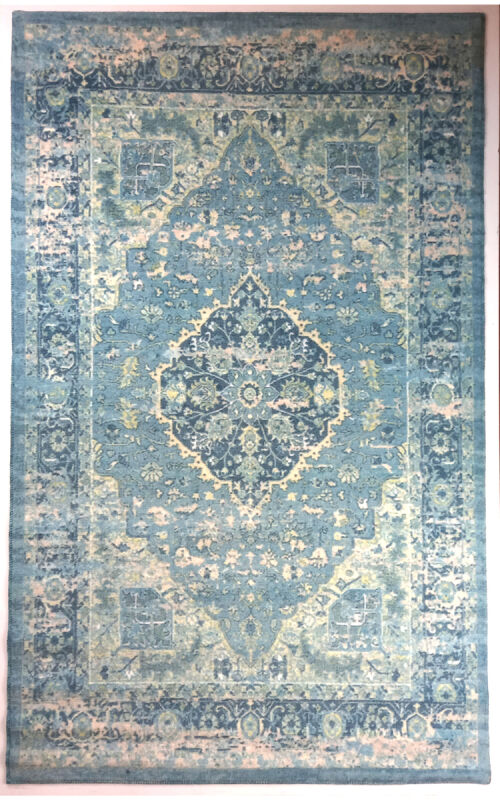 Confetti 11686 Ct 100X160 Su Yeşili Dekoratif Halı - 1