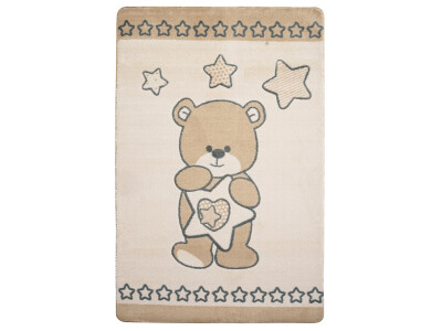 Baby Set Star Bear Bej Oymalı Bebek Halısı - 6