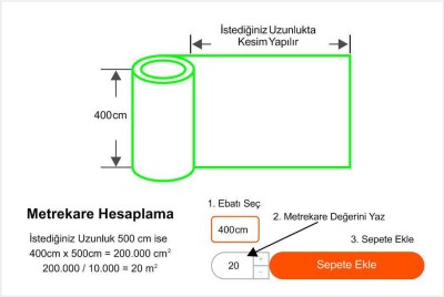 Flat 7 Düz Çim Jt 400 Cm Yeşil - 4